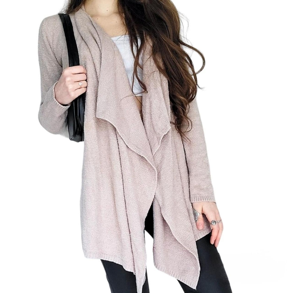 Barefoot Dreams Taupe Cardigan